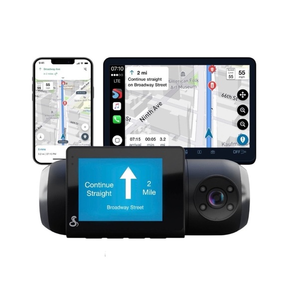 Cobra-SC 201 Dual-View Smart Dash Cam with Built-In Cabin View Brand New - Picture 6 of 15